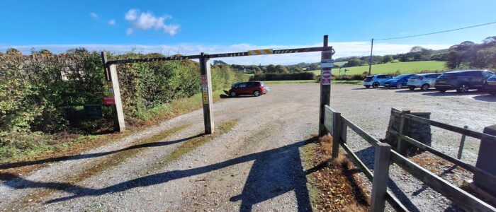 20251023_105902 Entrance to Harmans Cross Car Park